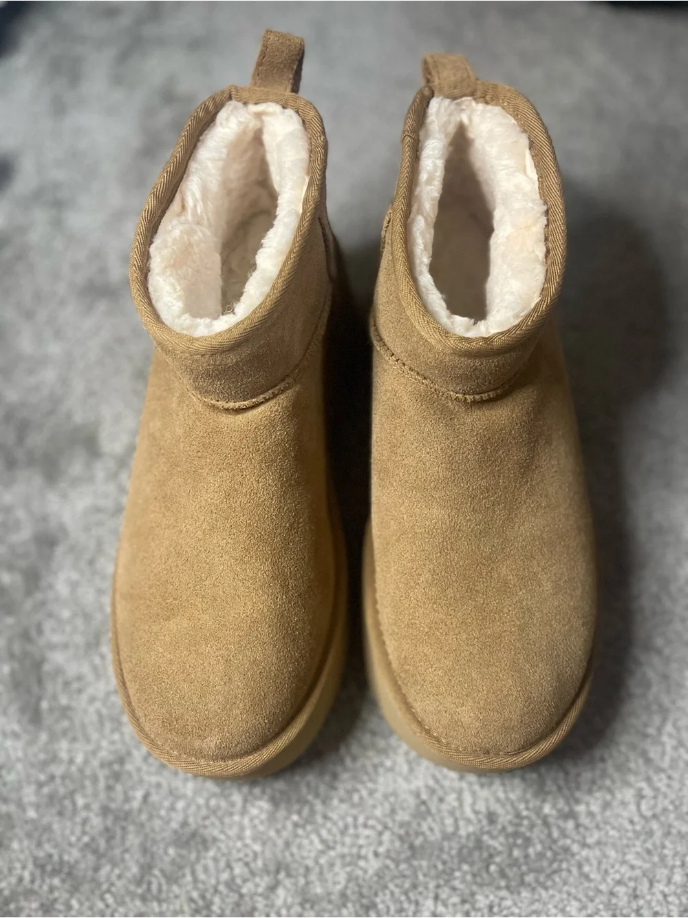 UGG Women's Classic Ultra Mini New Heights Chesnut 10